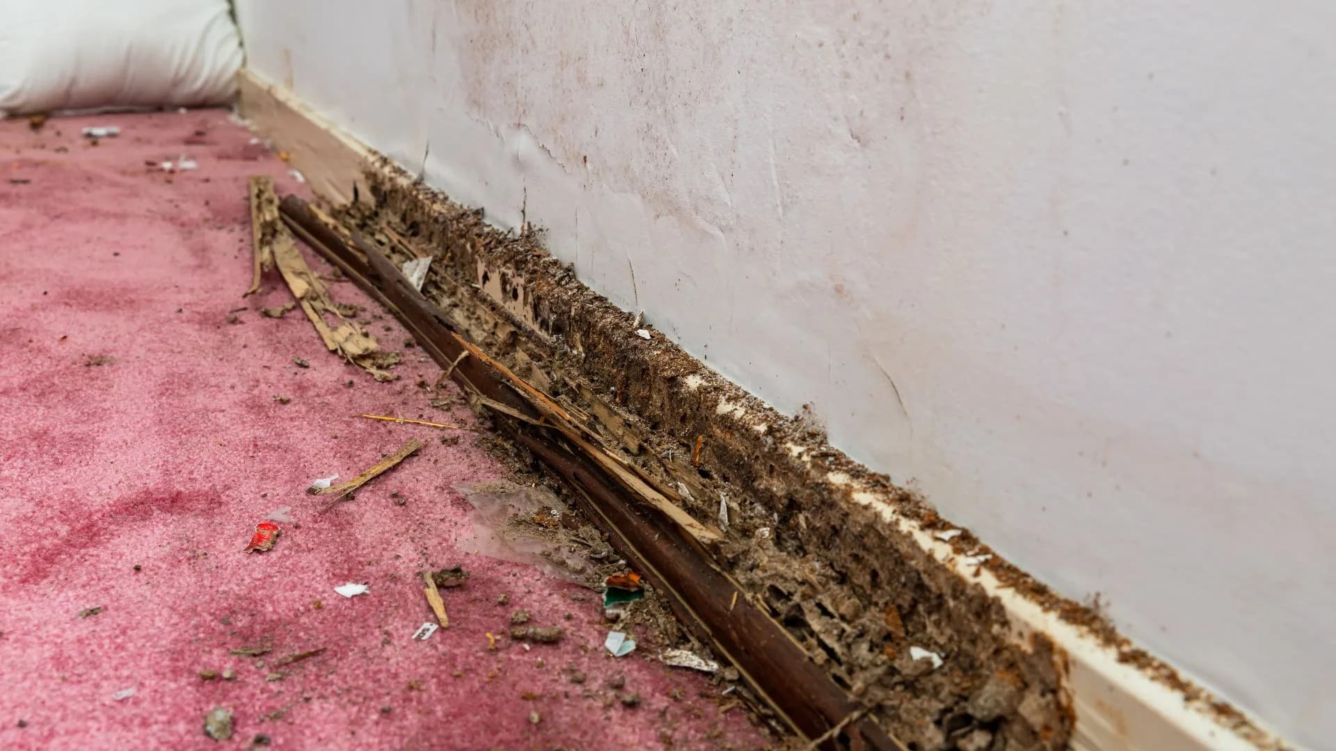 مكافحة الرمة (النمل الأبيض) - house foundations pest control